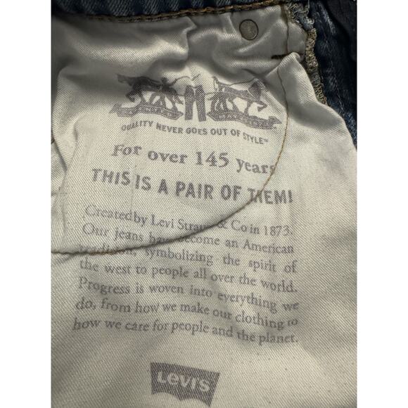 LEVI'S 510 Vintage Classic Skinny Fit Women's Distressed Jeans - Size 28x30 - Picture 5 of 6